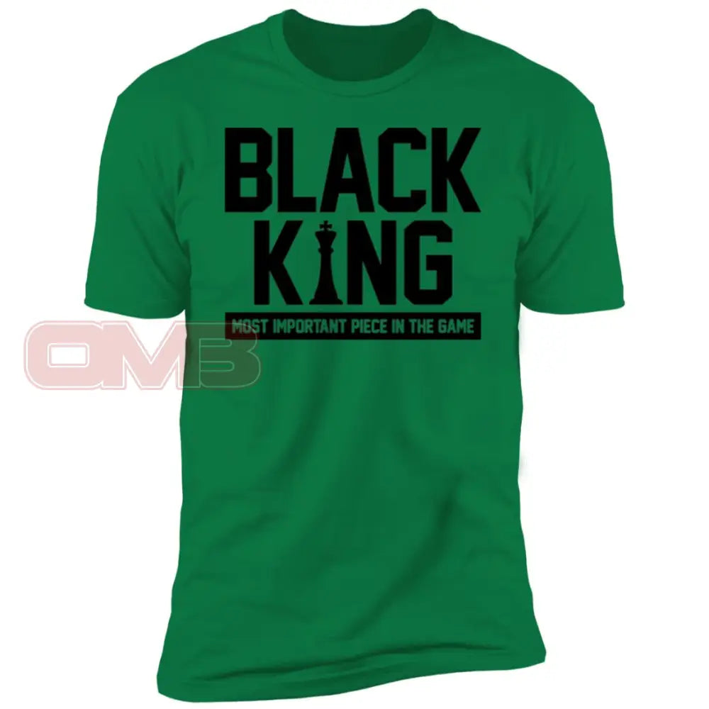 Black King -Most Important Piece In The Game Kelly Green / X-Small T-Shirts