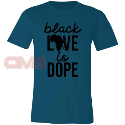 Black Love Is Dope Tee Deep Teal / X-Small T-Shirts