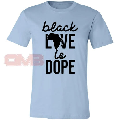 Black Love Is Dope Tee Light Blue / X-Small T-Shirts