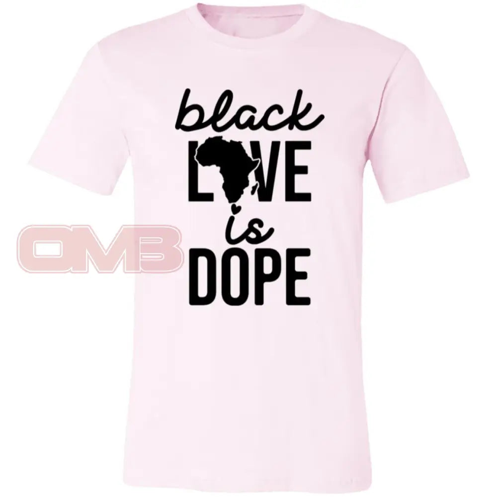 Black Love Is Dope Tee Soft Pink / X-Small T-Shirts