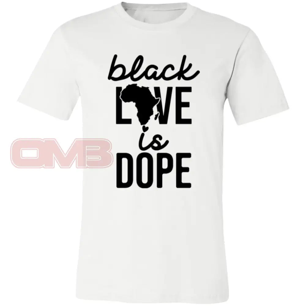 Black Love Is Dope Tee White / X-Small T-Shirts