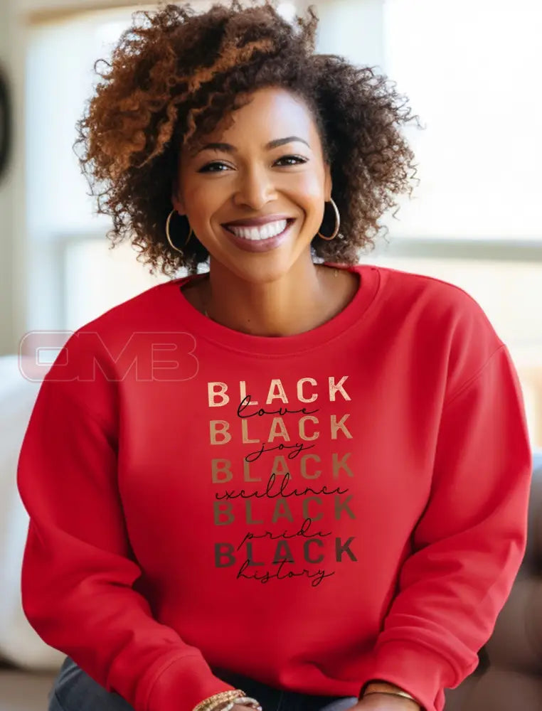 Black Love Joy Sweatshirt Sweatshirts