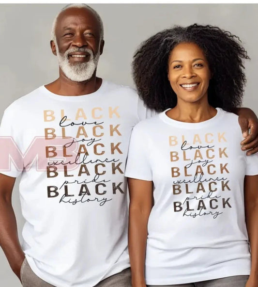 Black Love Joy Tee T-Shirts