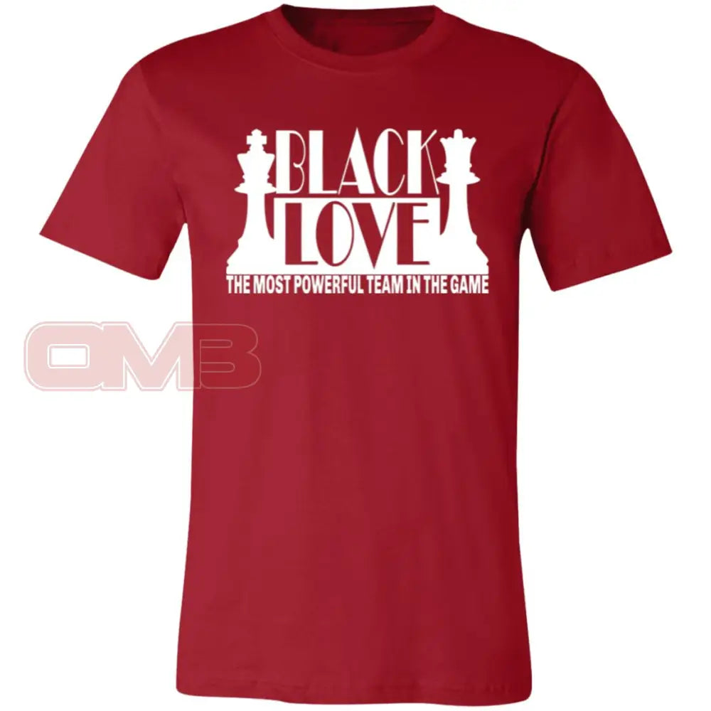 Black Love - Most Powerful Tee Canvas Red / X-Small T-Shirts