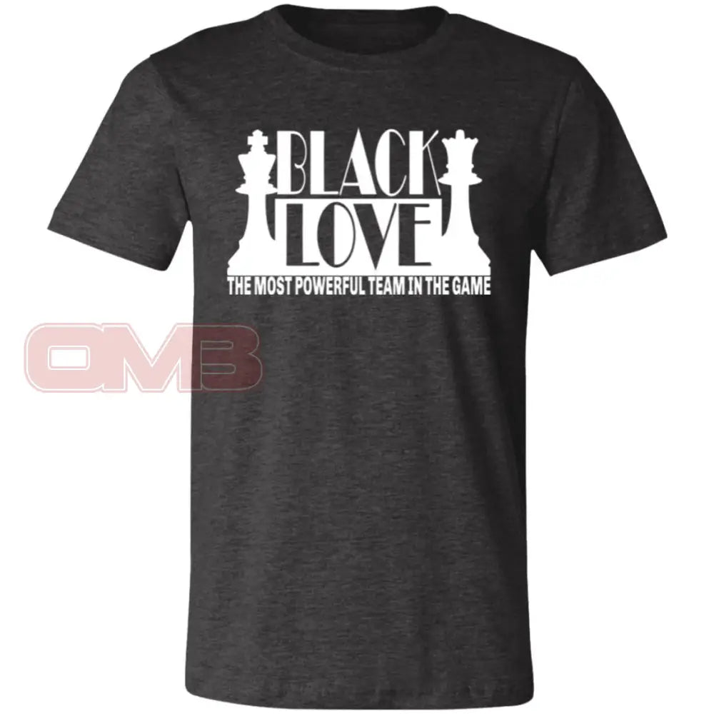 Black Love - Most Powerful Tee Dark Grey Heather / X-Small T-Shirts