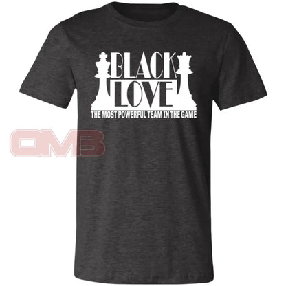 Black Love - Most Powerful Tee Dark Grey Heather / X-Small T-Shirts