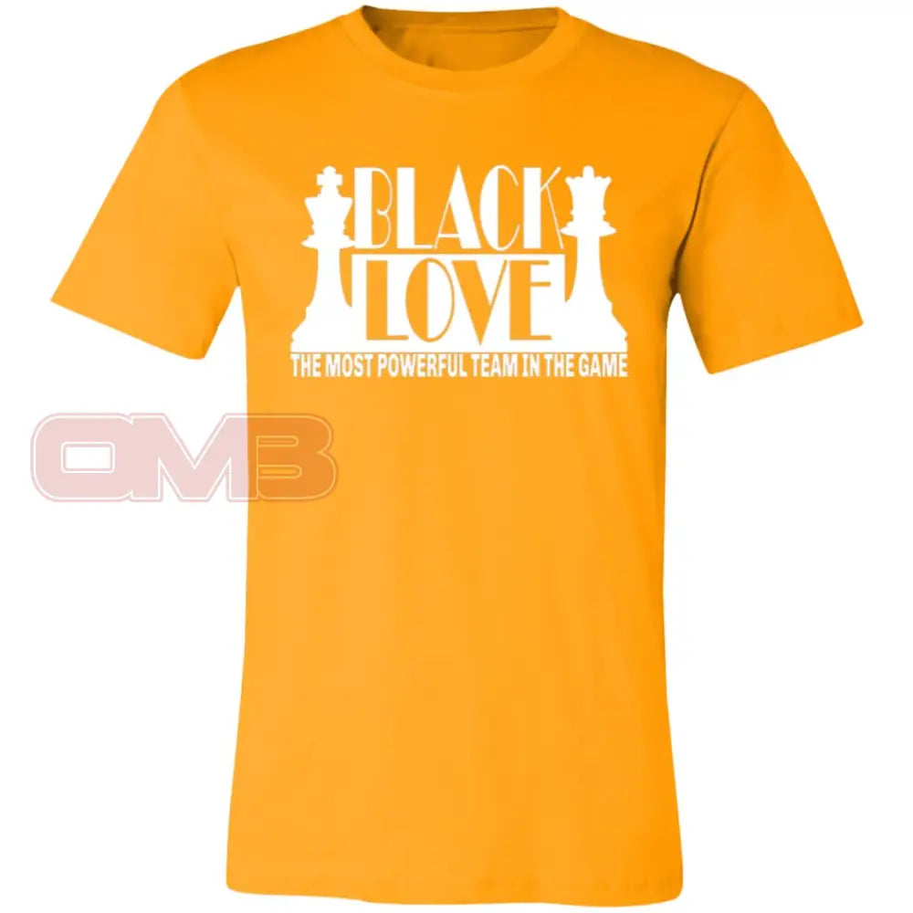 Black Love - Most Powerful Tee Gold / X-Small T-Shirts