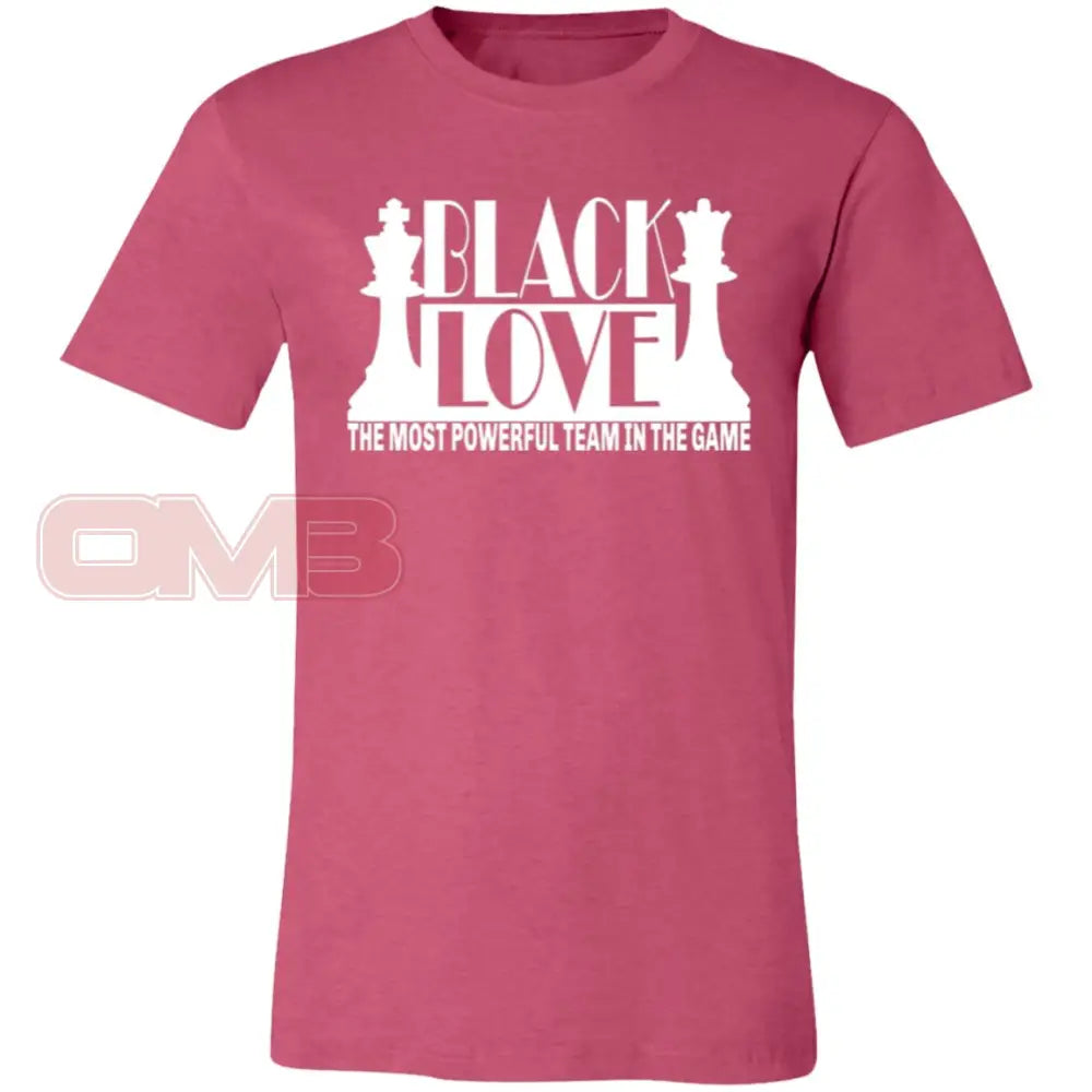 Black Love - Most Powerful Tee Heather Raspberry / X-Small T-Shirts