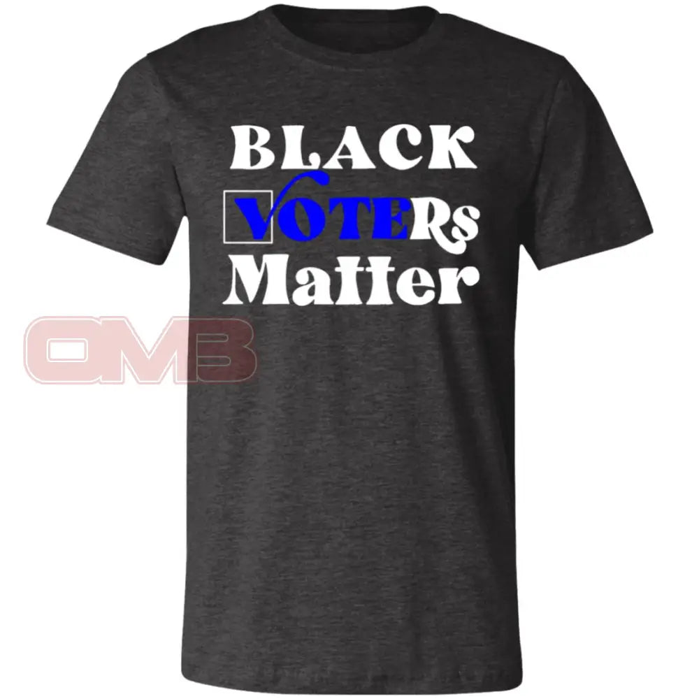 Black Voters Matter Dark Grey Heather / X-Small T-Shirts