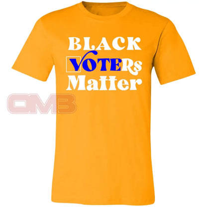 Black Voters Matter Gold / X-Small T-Shirts