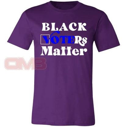 Black Voters Matter Team Purple / X-Small T-Shirts