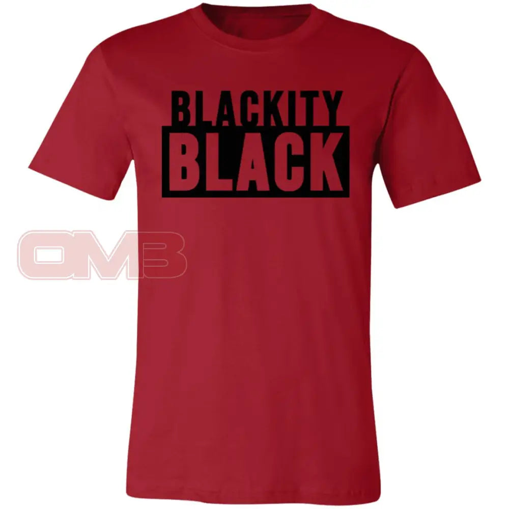 Blackity Black Canvas Red / X-Small T-Shirts