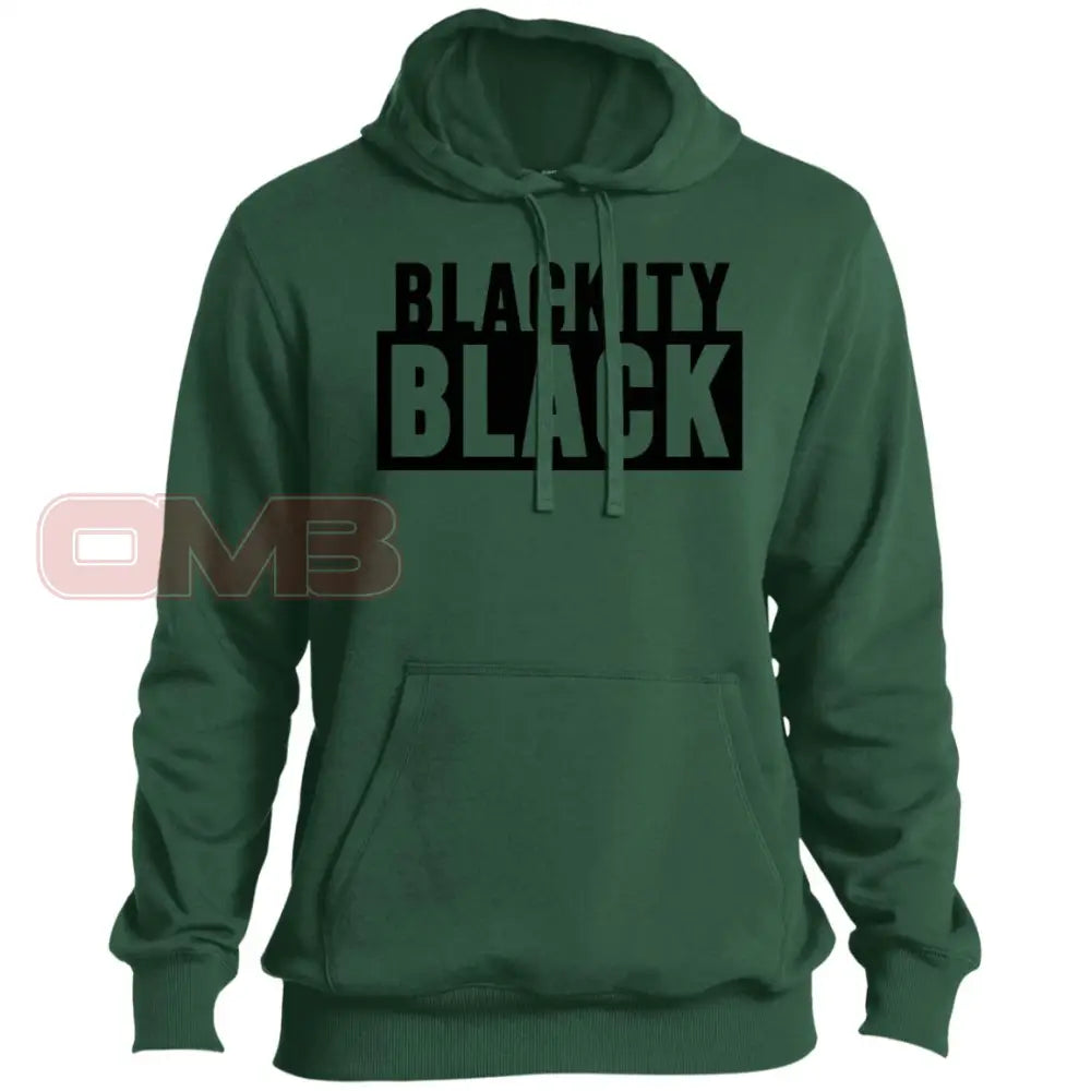 Blackity Black Hoodie Forest Green / X-Small Sweatshirts