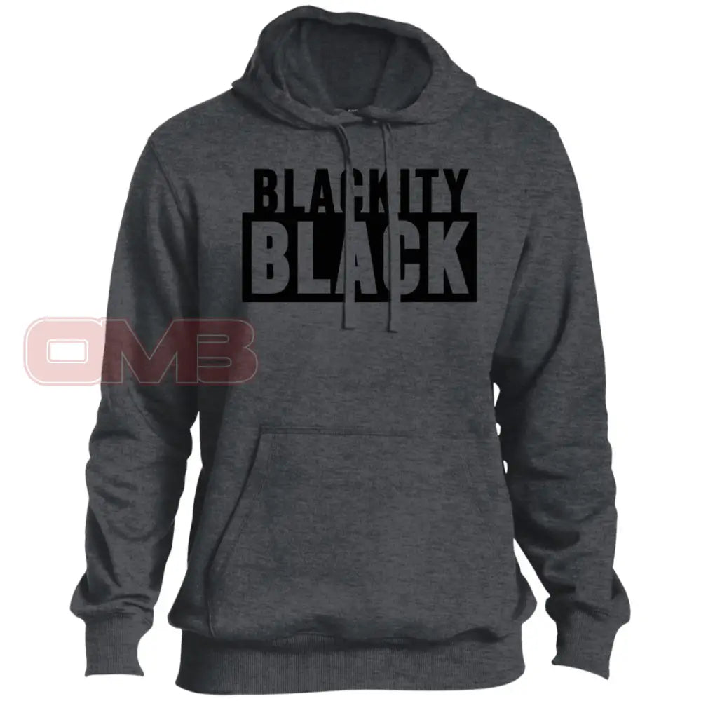 Blackity Black Hoodie Graphite Heather / X-Small Sweatshirts