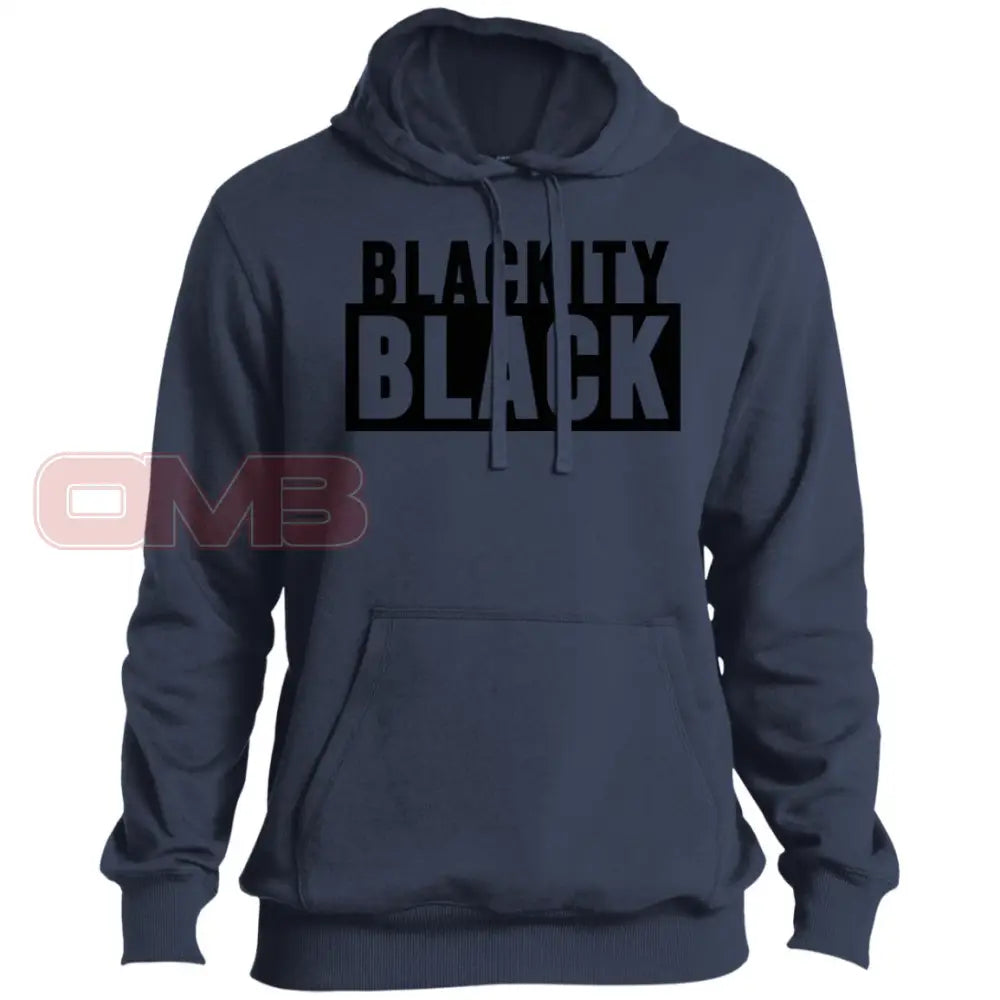 Blackity Black Hoodie True Navy / X-Small Sweatshirts