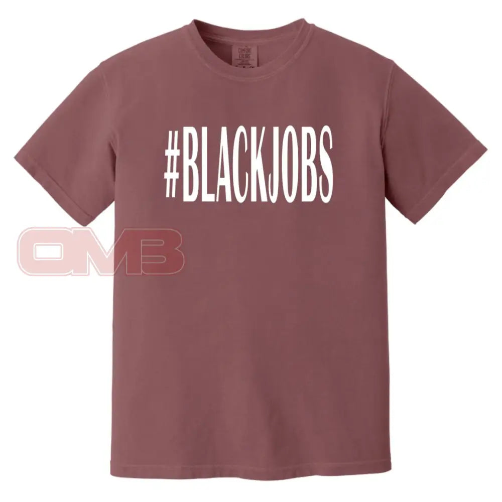 #Blackjobs Heavyweight Tee Berry / S T-Shirts