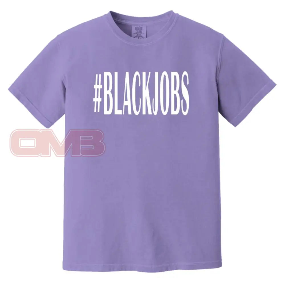 #Blackjobs Heavyweight Tee Violet / S T-Shirts