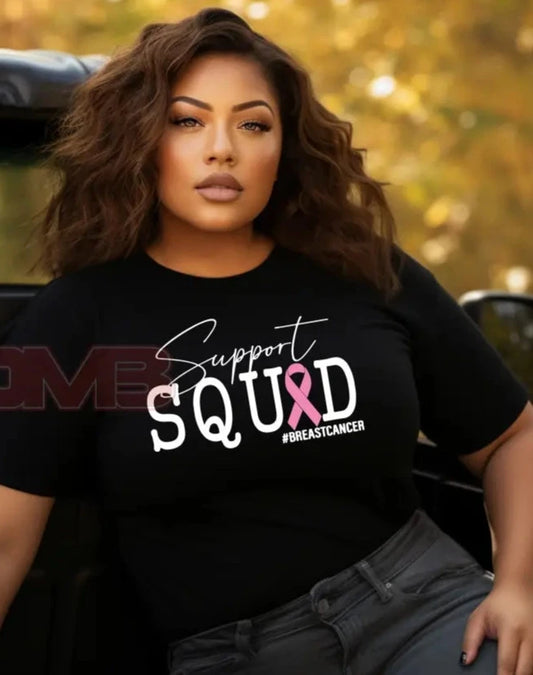 Breast Cancer Support Squad T-Shirts