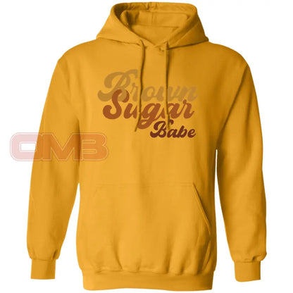 Brown Sugar Babe - Sweatshirt Or Hoodie / Gold S Apparel