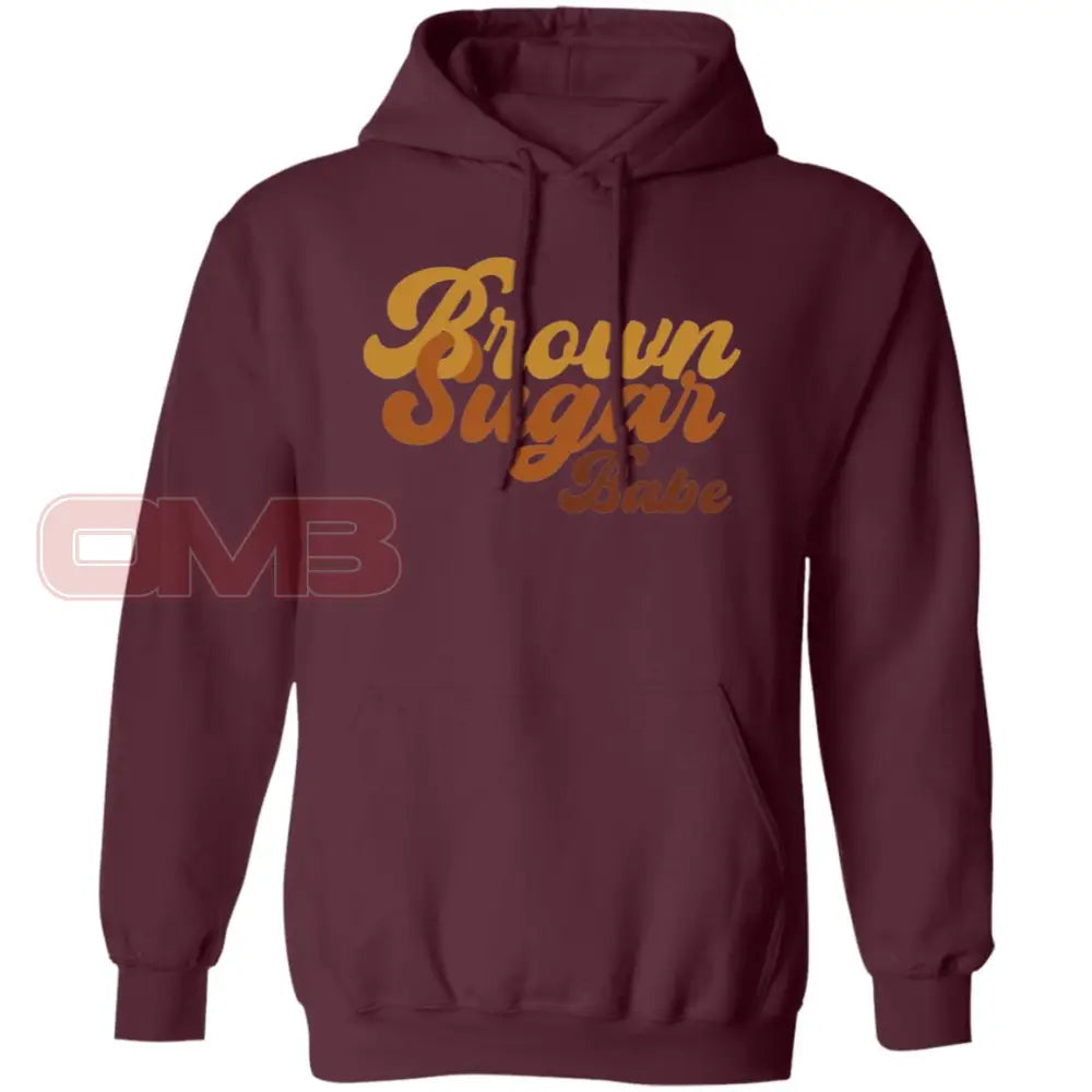 Brown Sugar Babe - Sweatshirt Or Hoodie / Maroon S Apparel