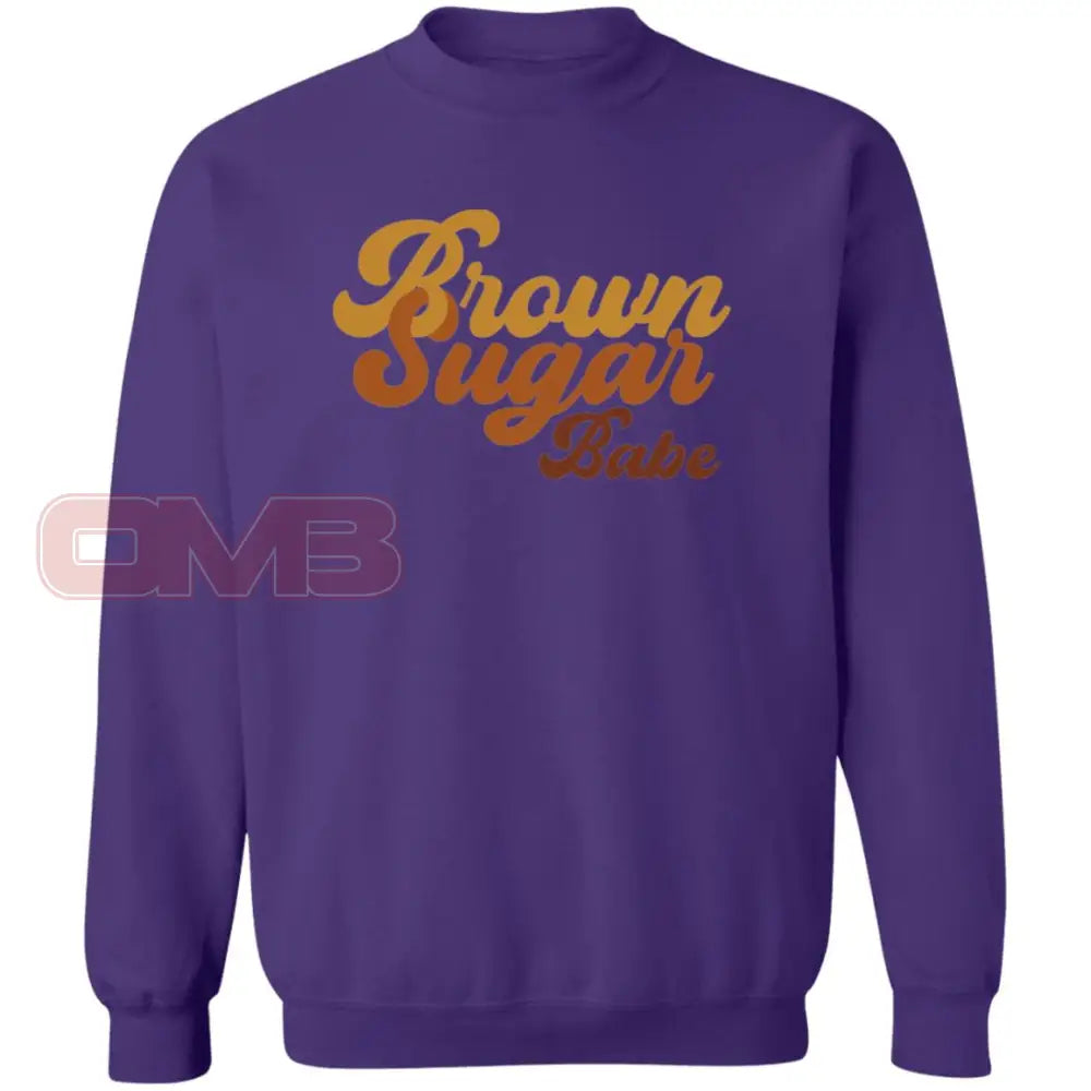 Brown Sugar Babe - Sweatshirt Or Hoodie / Purple S Apparel