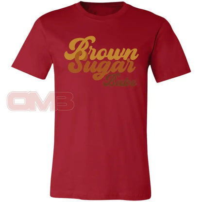 Brown Sugar Babe Canvas Red / X-Small T-Shirts