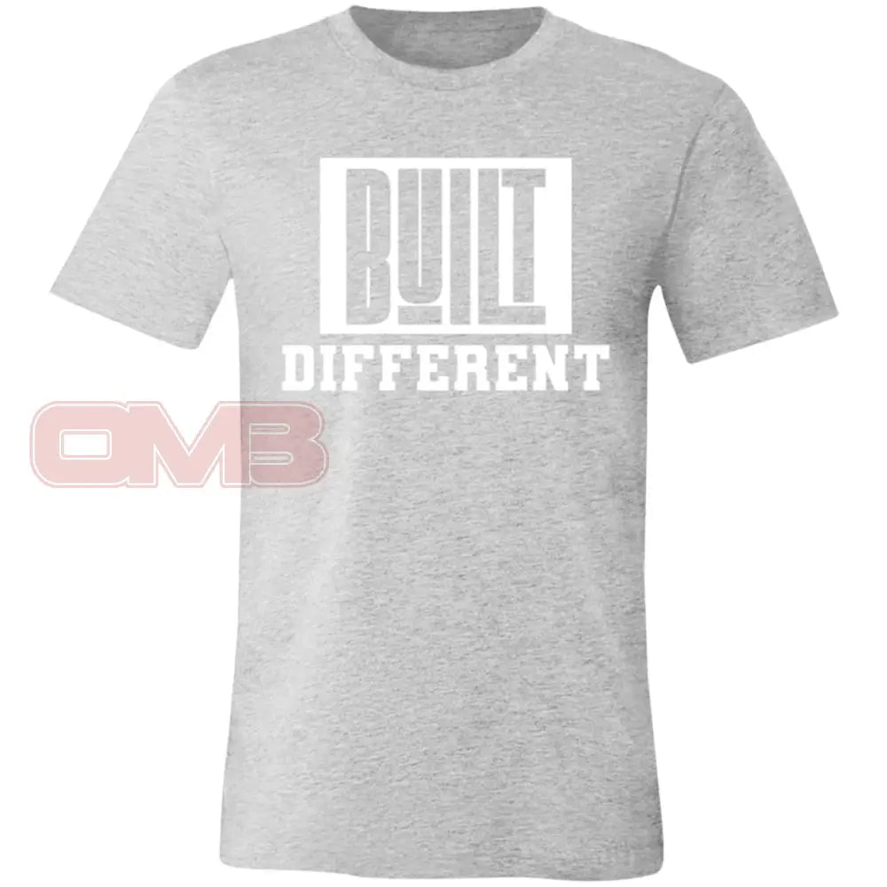 Built Different Athletic Heather / X-Small T-Shirts