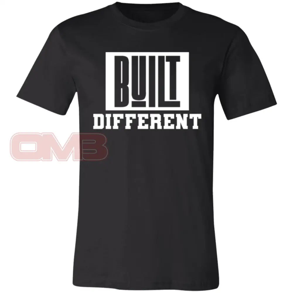 Built Different Black / X-Small T-Shirts