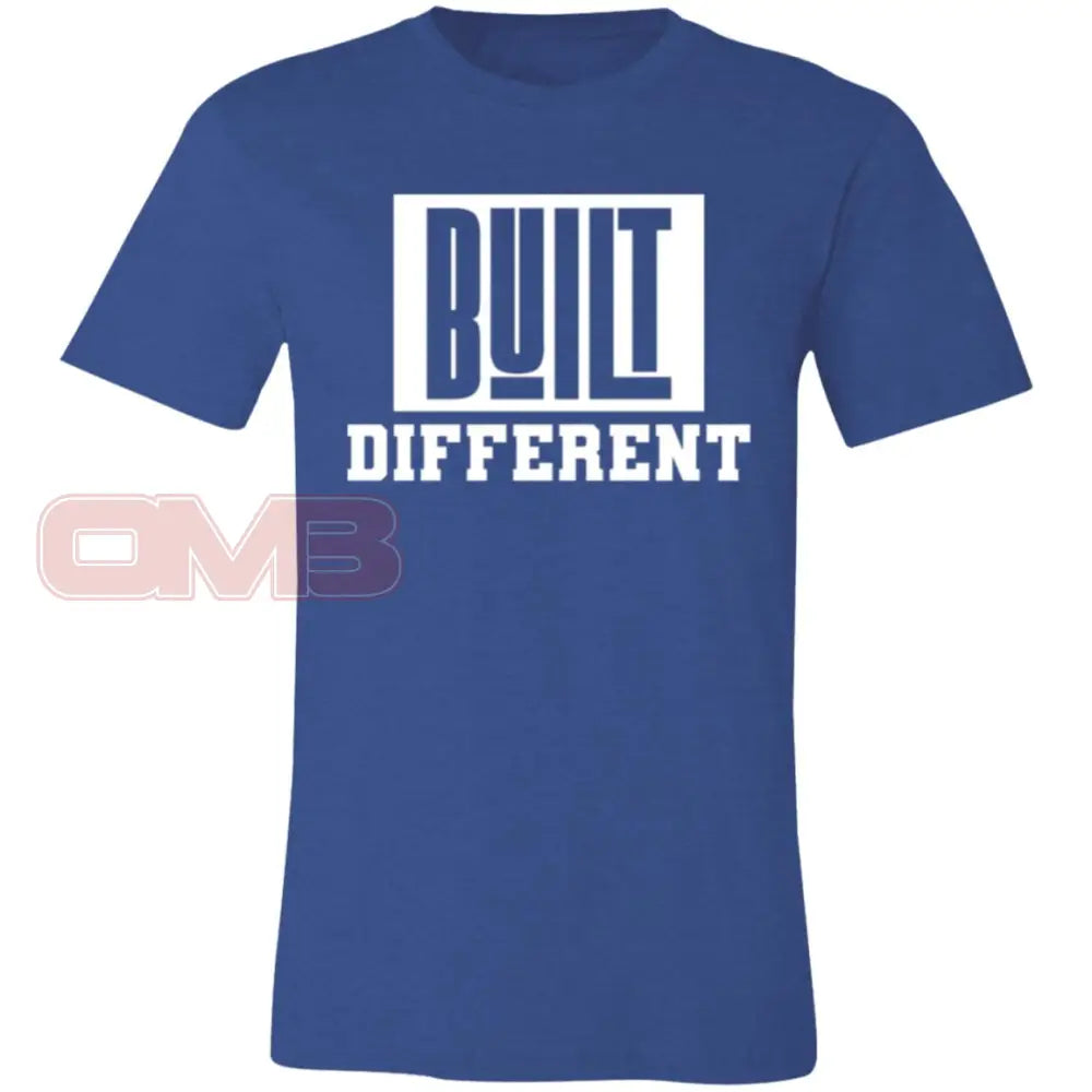 Built Different Heather Royal / X-Small T-Shirts