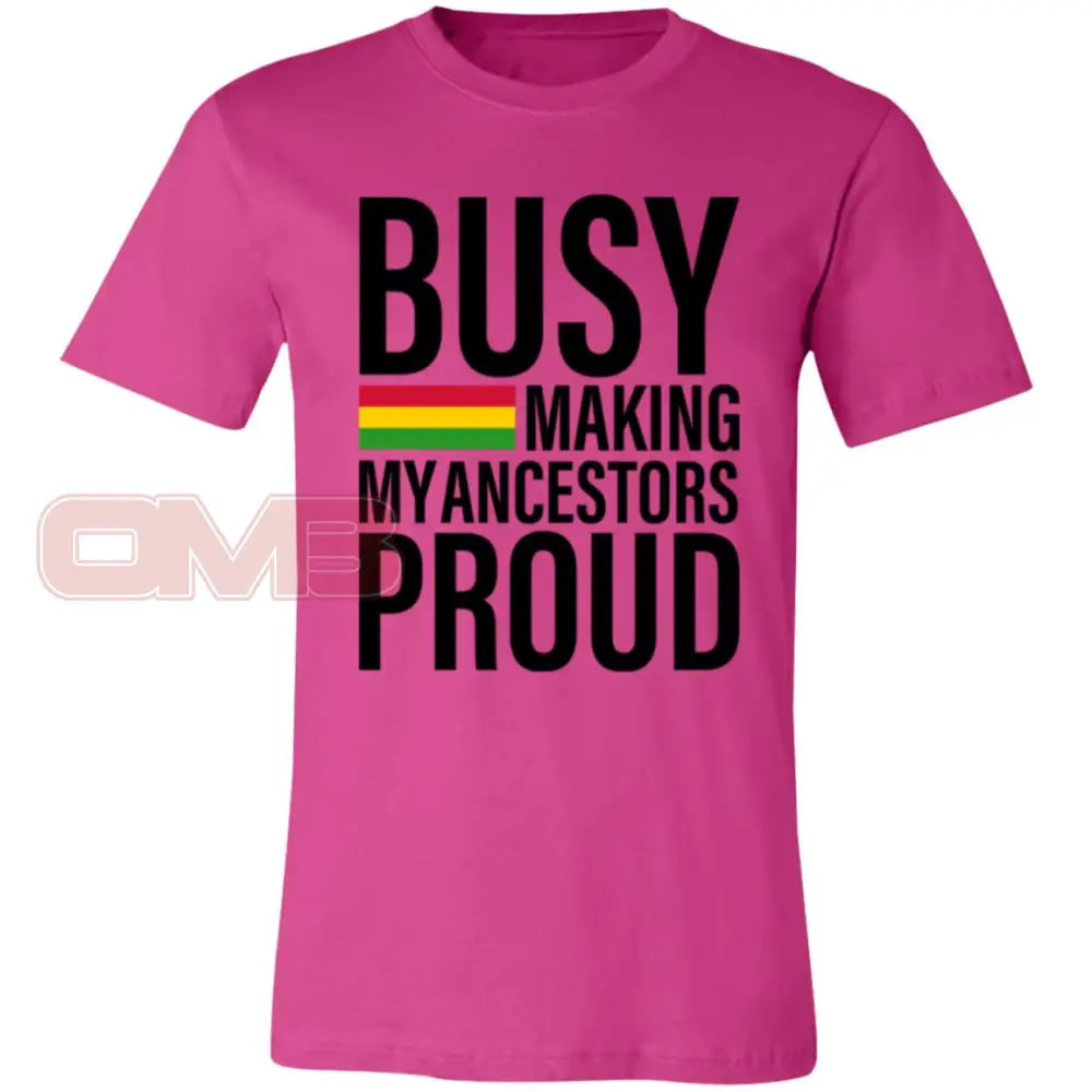 Busy Making My Ancestors Proud Tee Berry / X-Small T-Shirts