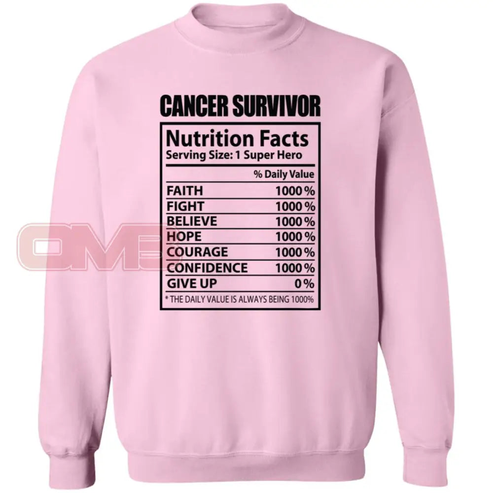 Cancer Survivor Light Pink / S Sweatshirts