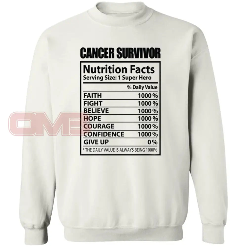 Cancer Survivor White / S Sweatshirts