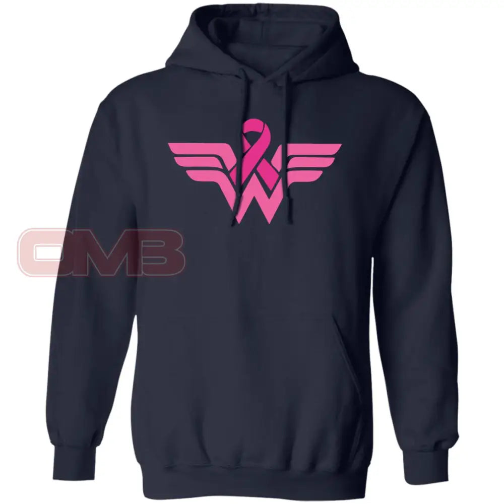 Cancer Wonder Hoodie Navy / S Sweatshirts