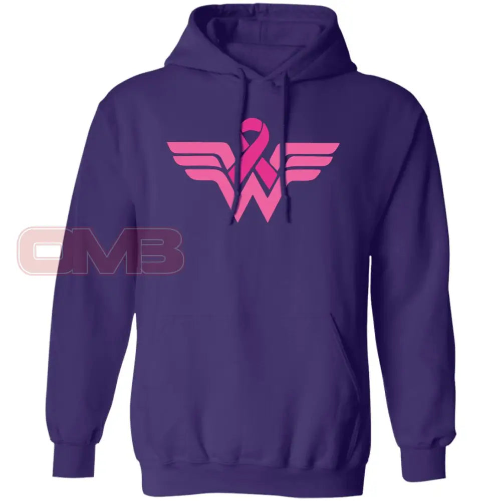 Cancer Wonder Hoodie Purple / S Sweatshirts