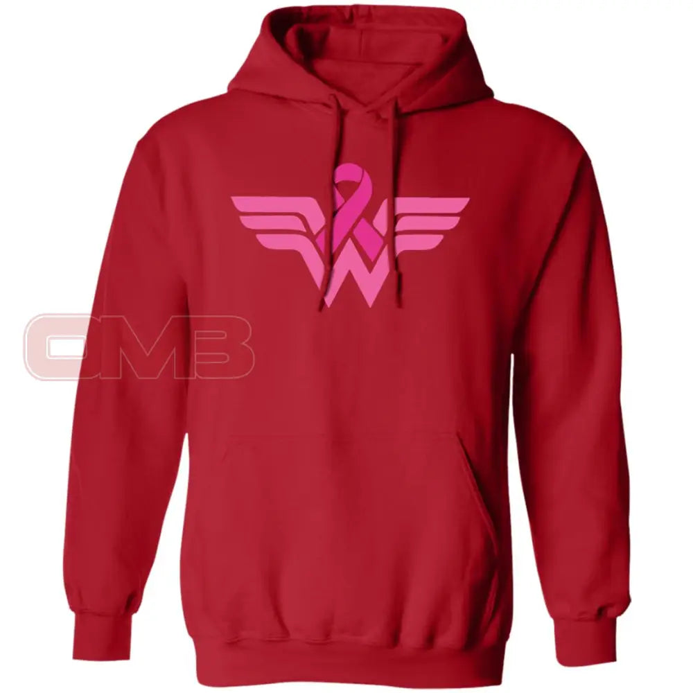 Cancer Wonder Hoodie Red / S Sweatshirts