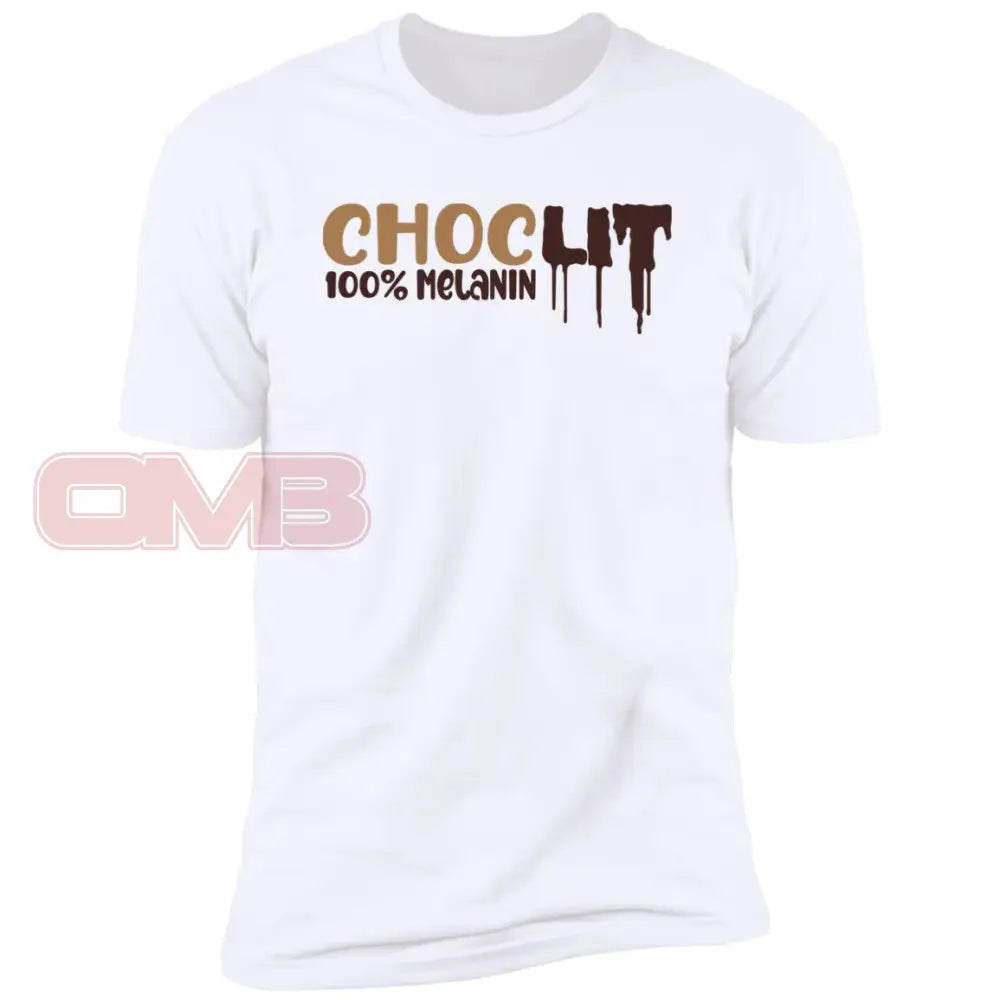 Choclit 100% Melanin White / X-Small T-Shirts