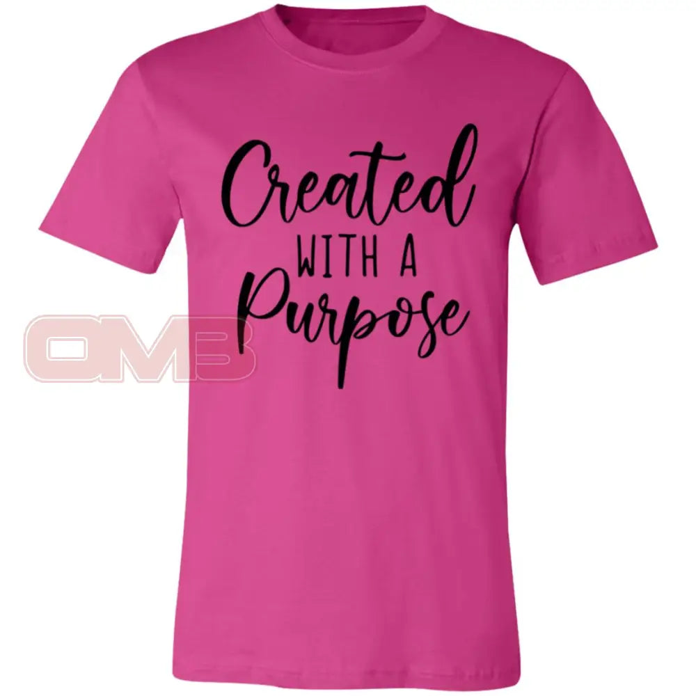 Created With A Purpose Berry / X-Small T-Shirts