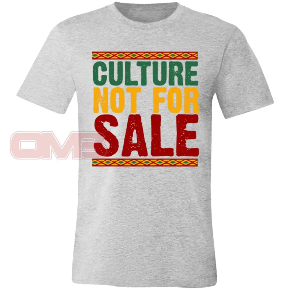 Culture Not For Sale Athletic Heather / X-Small T-Shirts