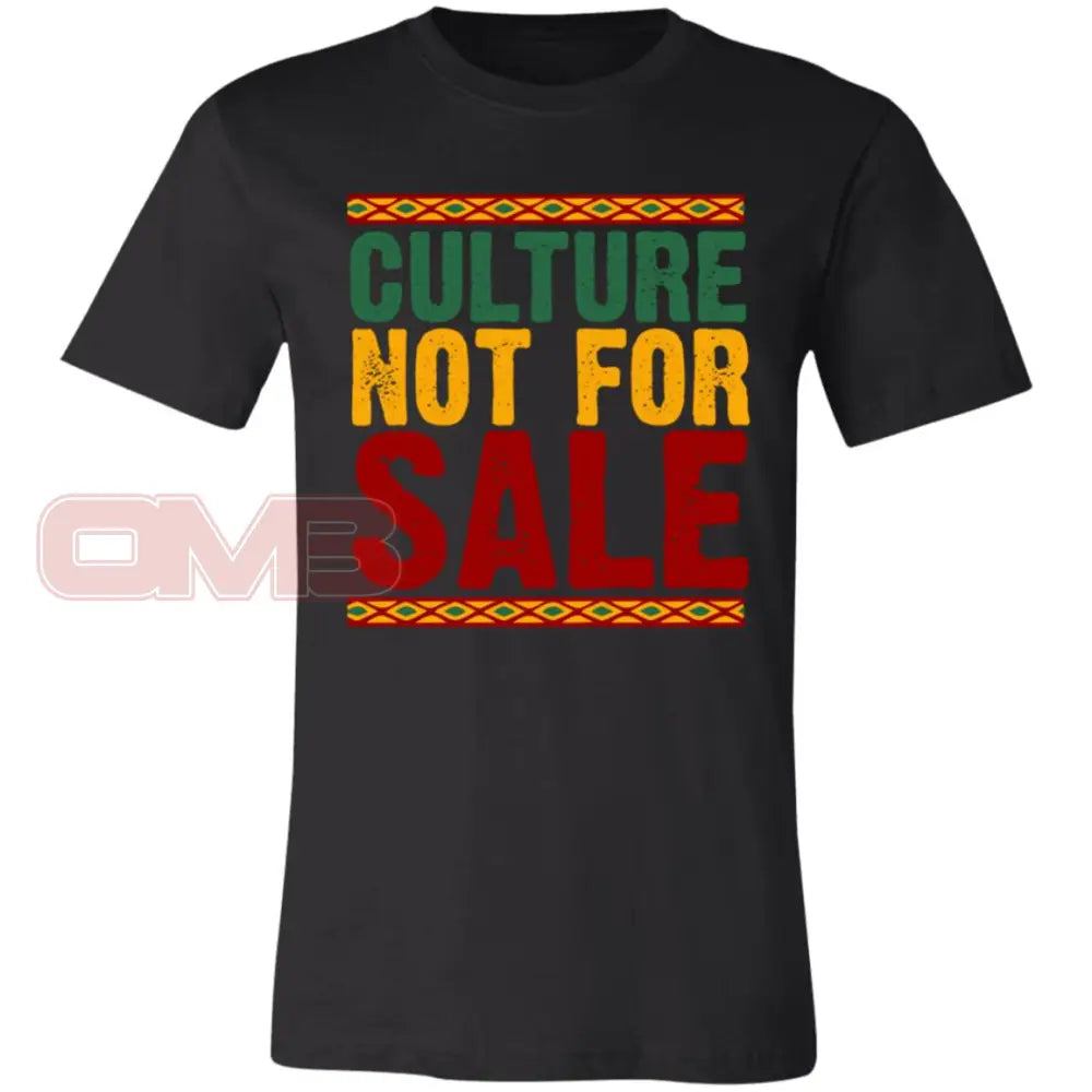 Culture Not For Sale Black / X-Small T-Shirts