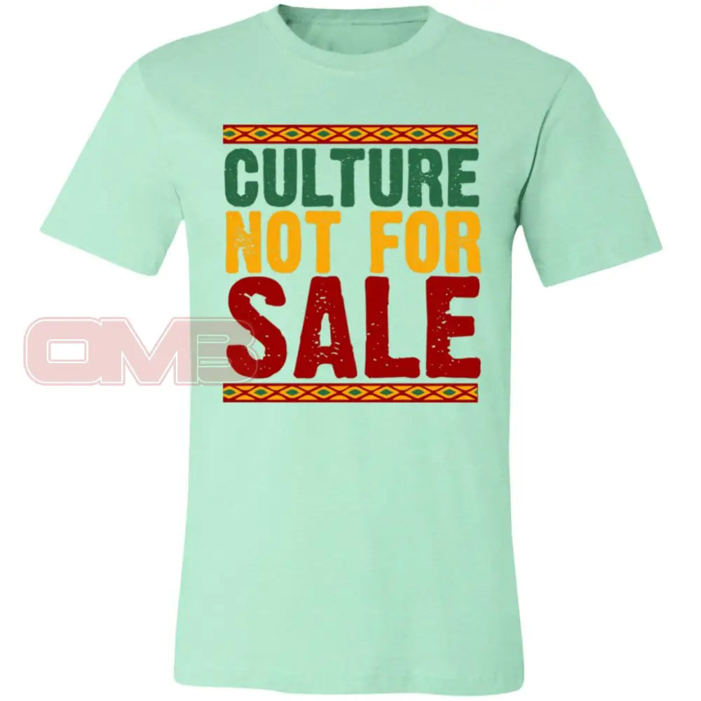 Culture Not For Sale Heather Mint / X-Small T-Shirts