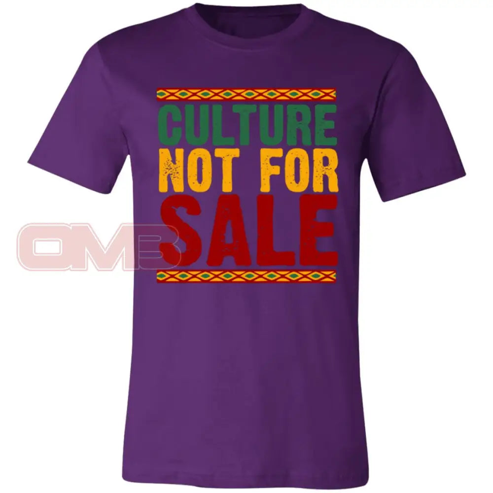 Culture Not For Sale Team Purple / X-Small T-Shirts