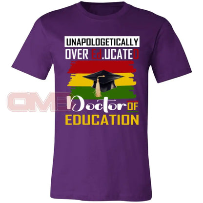 Doctor Of Education Tee Team Purple / X-Small T-Shirts