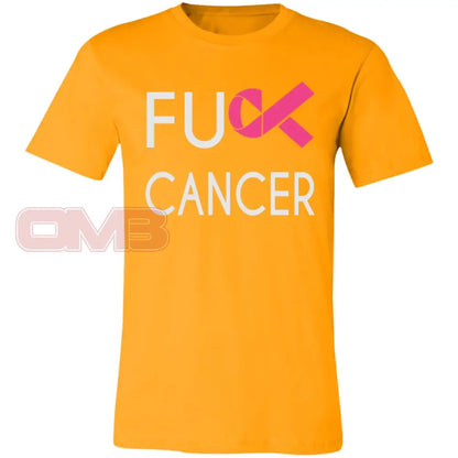 F**K Cancer Gold / X-Small T-Shirts