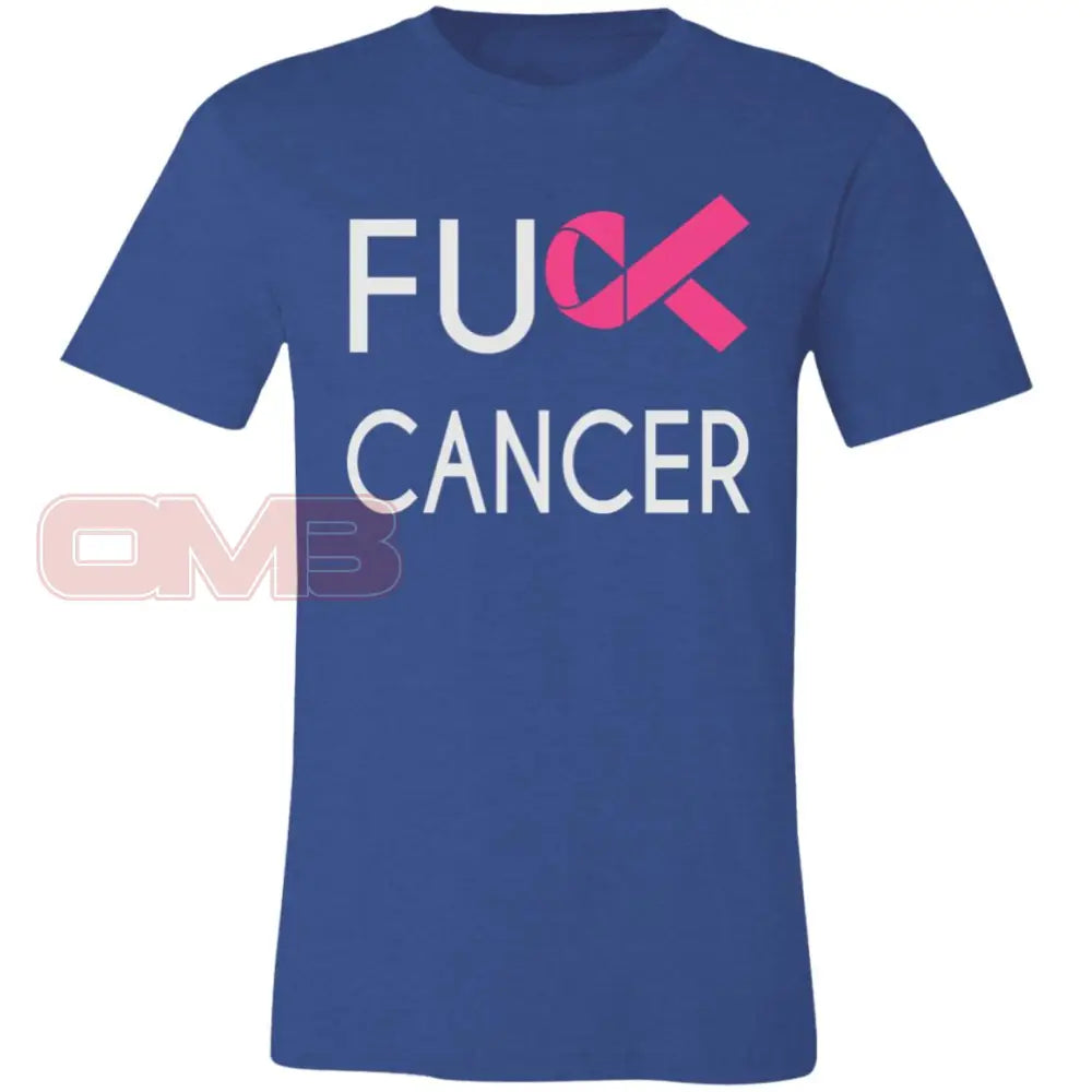 F**K Cancer Heather Royal / X-Small T-Shirts