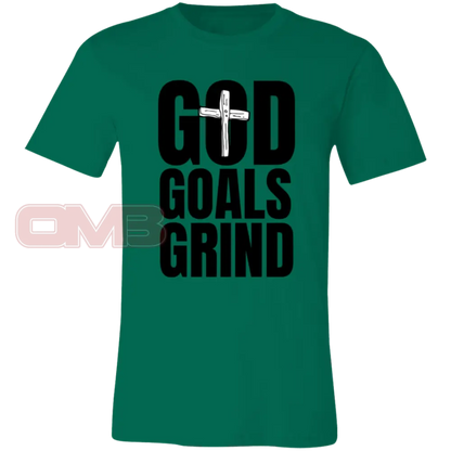 God Goals Grind Kelly / X-Small T-Shirts