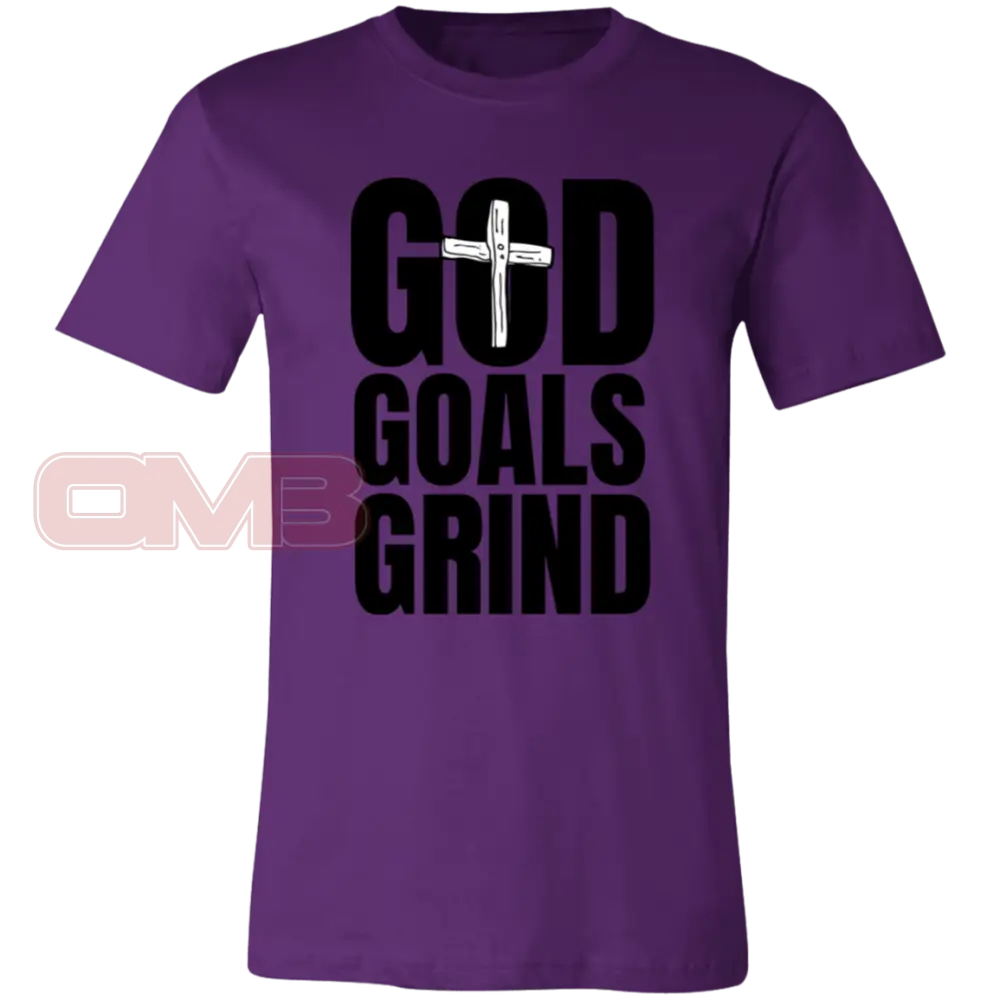 God Goals Grind Team Purple / X-Small T-Shirts