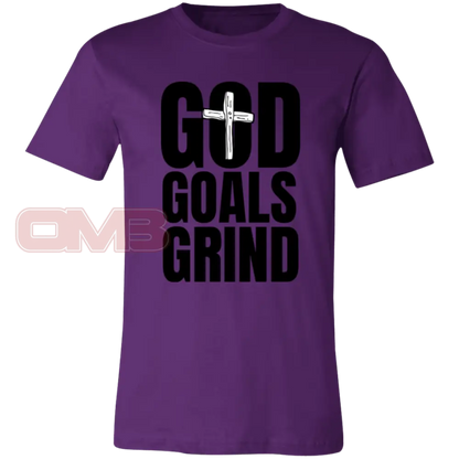 God Goals Grind Team Purple / X-Small T-Shirts