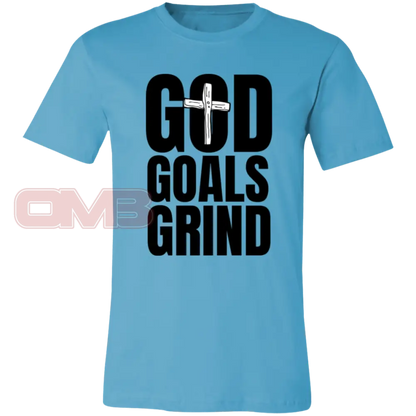 God Goals Grind Turquoise / X-Small T-Shirts