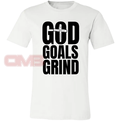 God Goals Grind White / X-Small T-Shirts