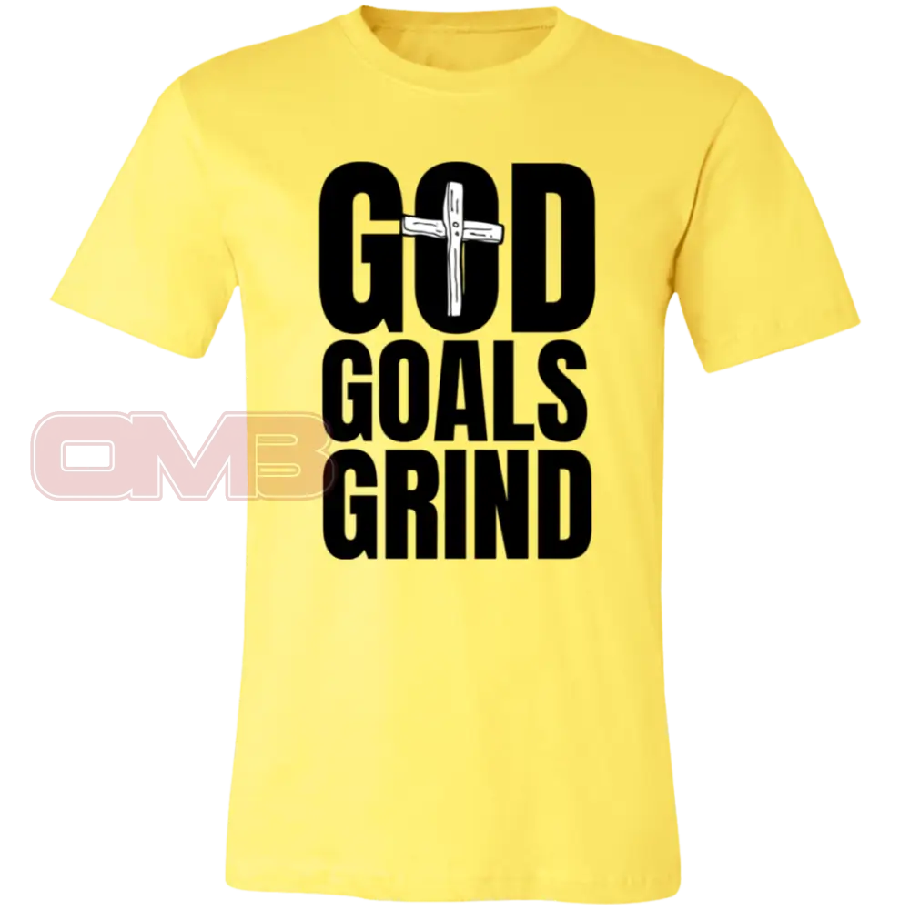 God Goals Grind Yellow / X-Small T-Shirts